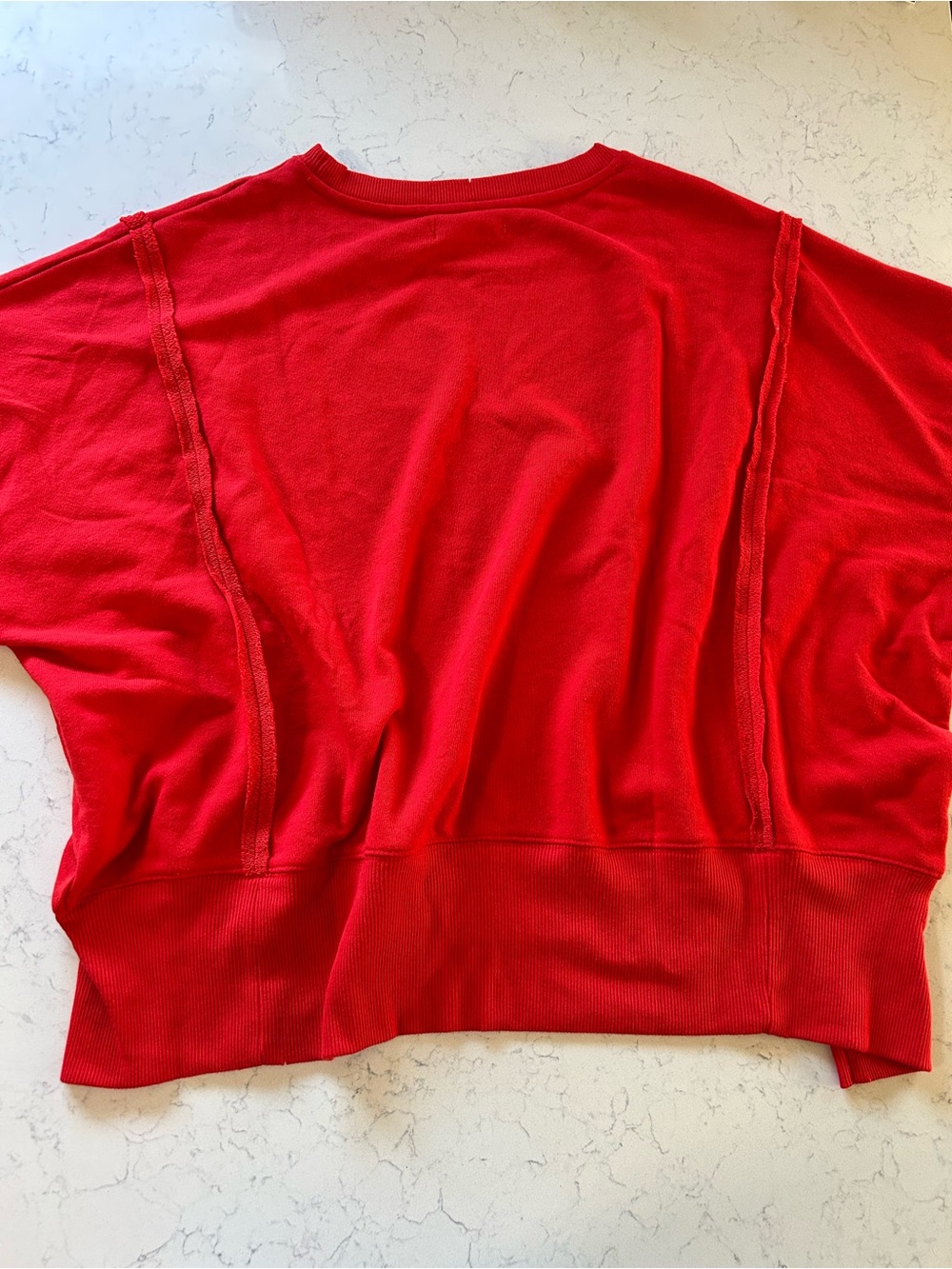 NWT We The Free Camden Sweatshirt in Flame Red - Picture 9 of 16